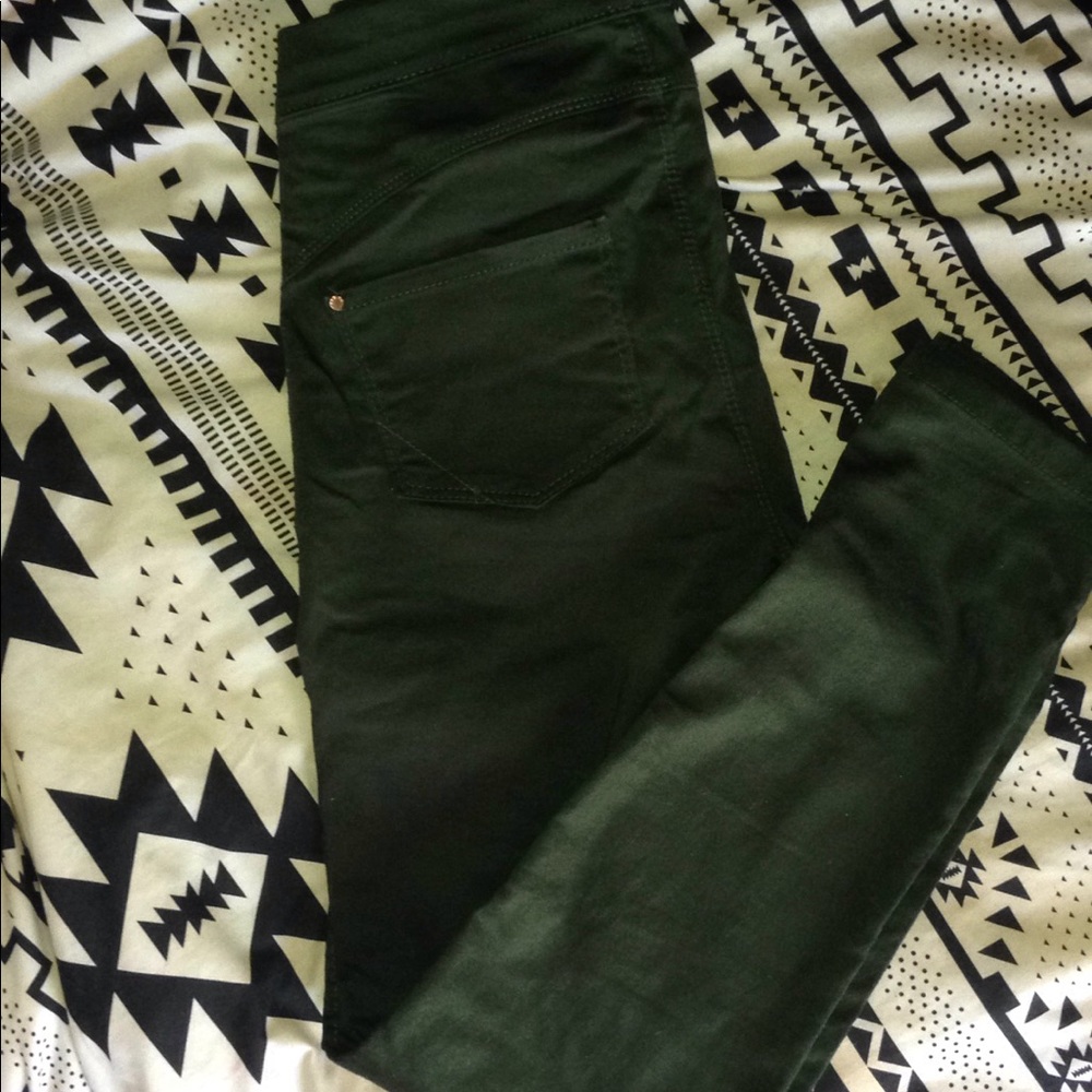 Green Jeans/ Jeggings.